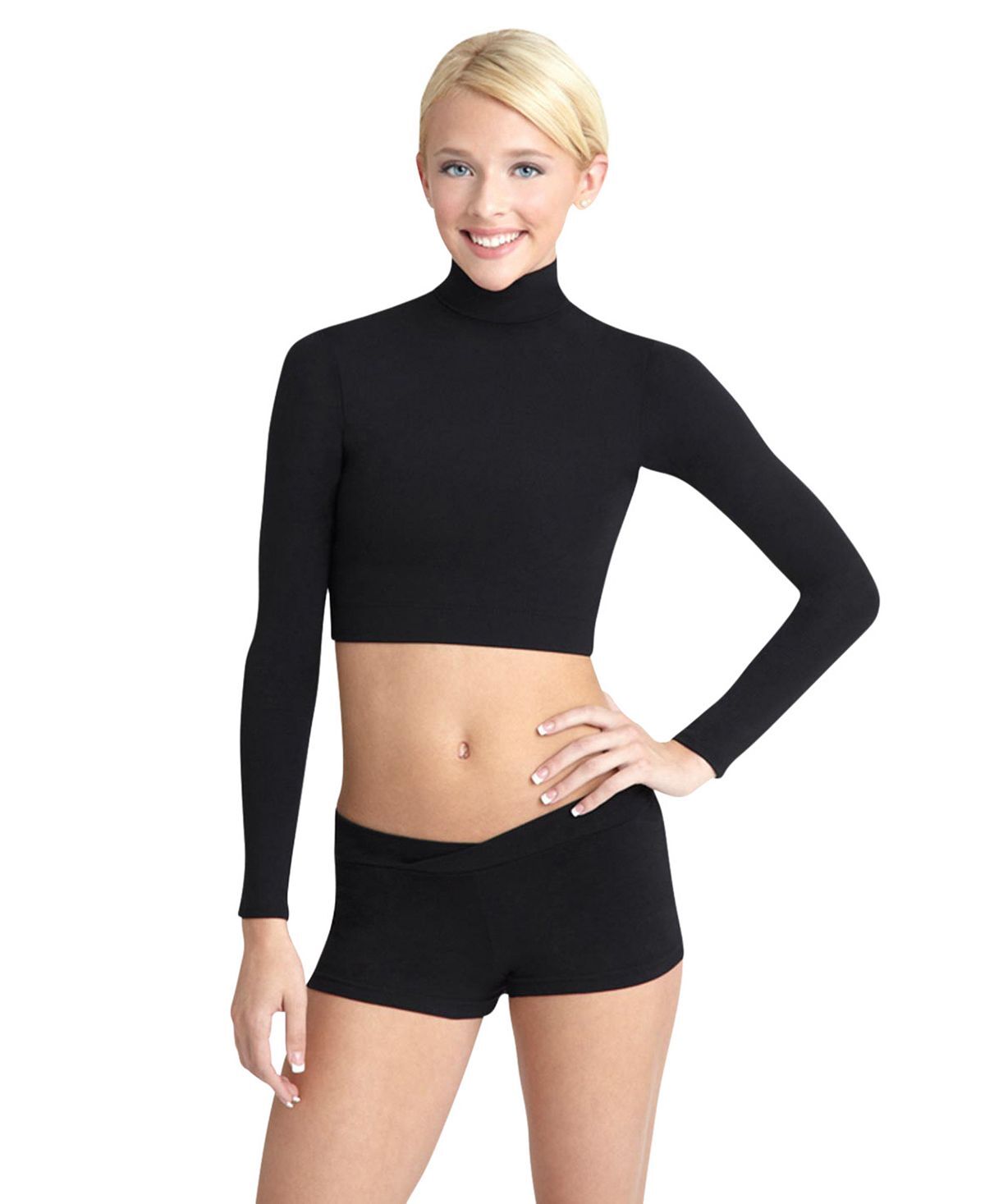

Водолазка с длинным рукавом Capezio, черный