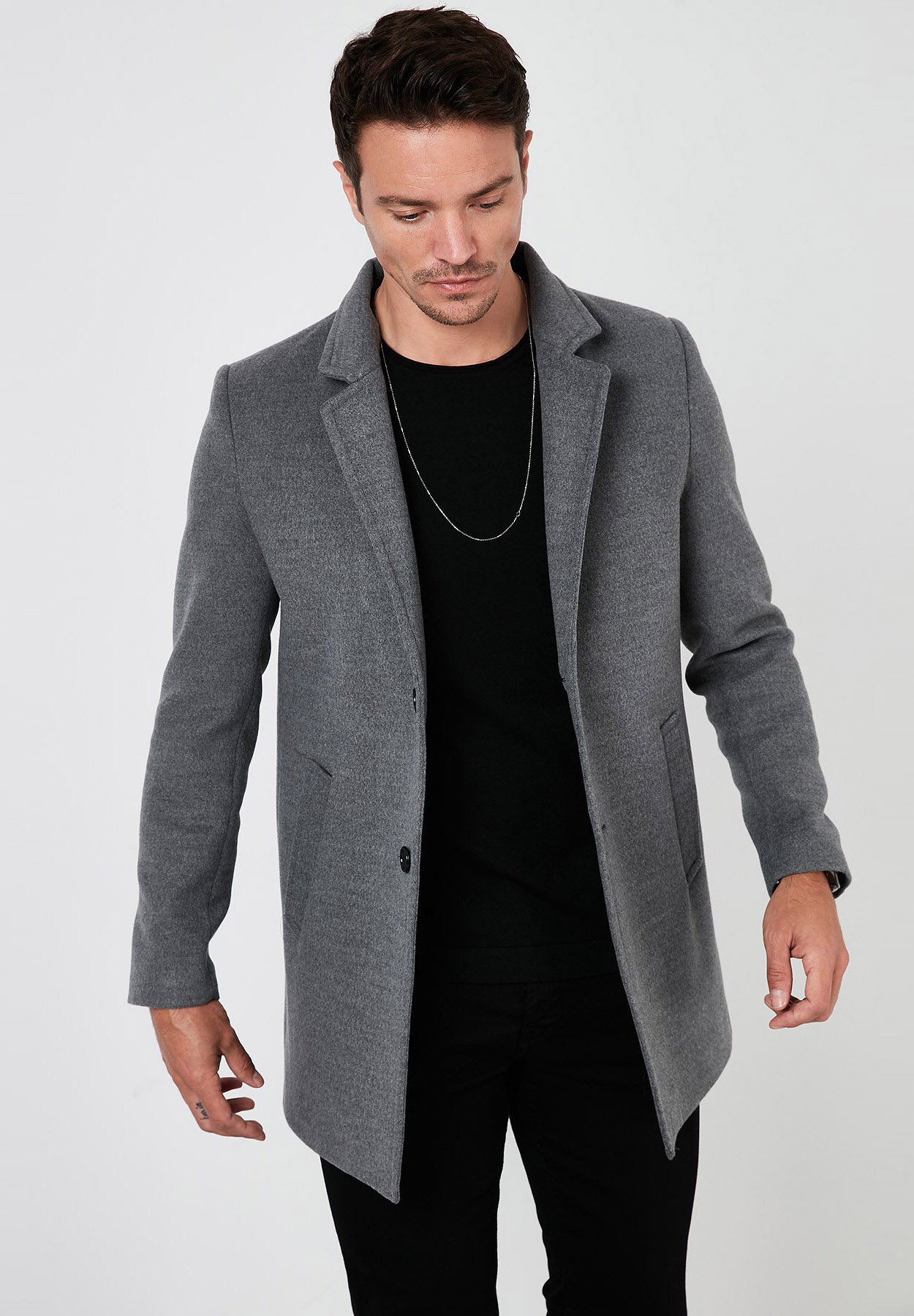 Пальто классическое Buratti, серый