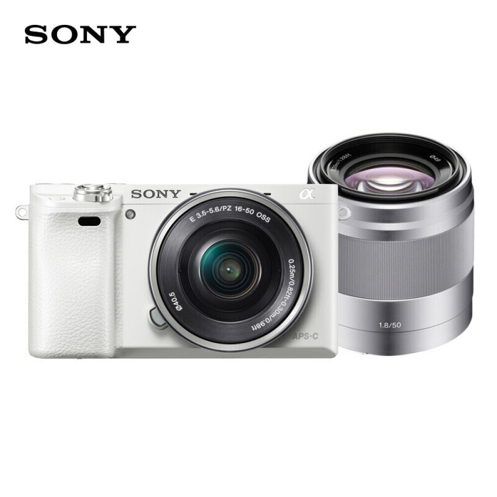 

Цифровой фотоаппарат Sony Alpha 6000L（SELP1650+SEL50F18F), белый