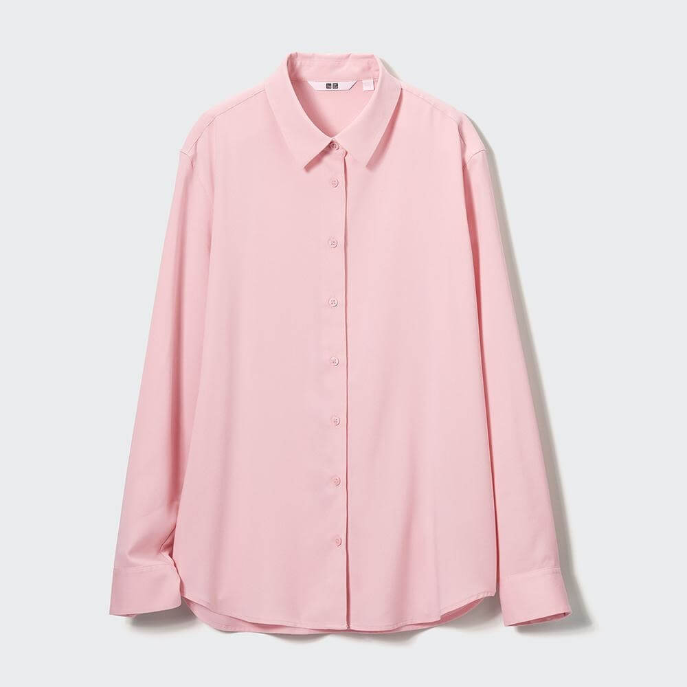 

Рубашка Uniqlo, розовый (Размер M)
