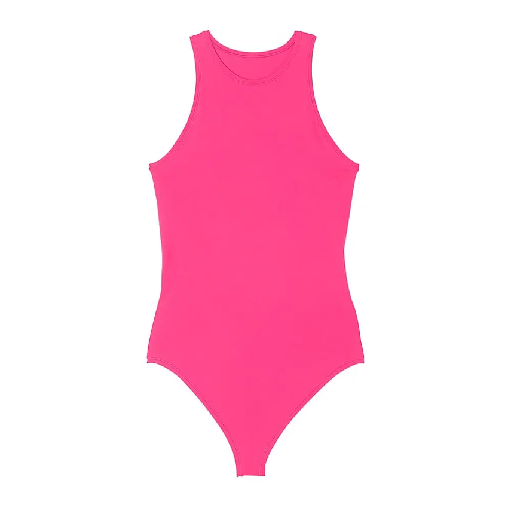 

Боди Victoria's Secret Pink Base Stretch High-neck, розовый