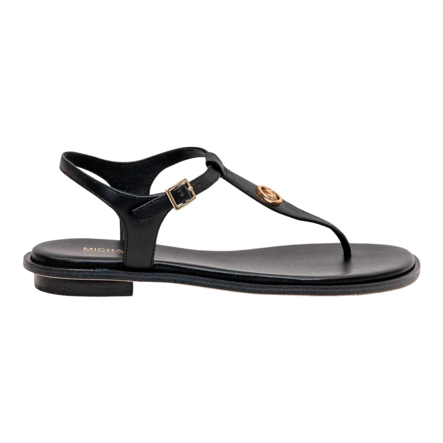 

Сандалии Michael Kors Logo Plaque Ankle Strap, черный