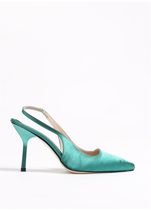 Зеленые женские туфли на каблуке Fabrika туфли женские зеленые