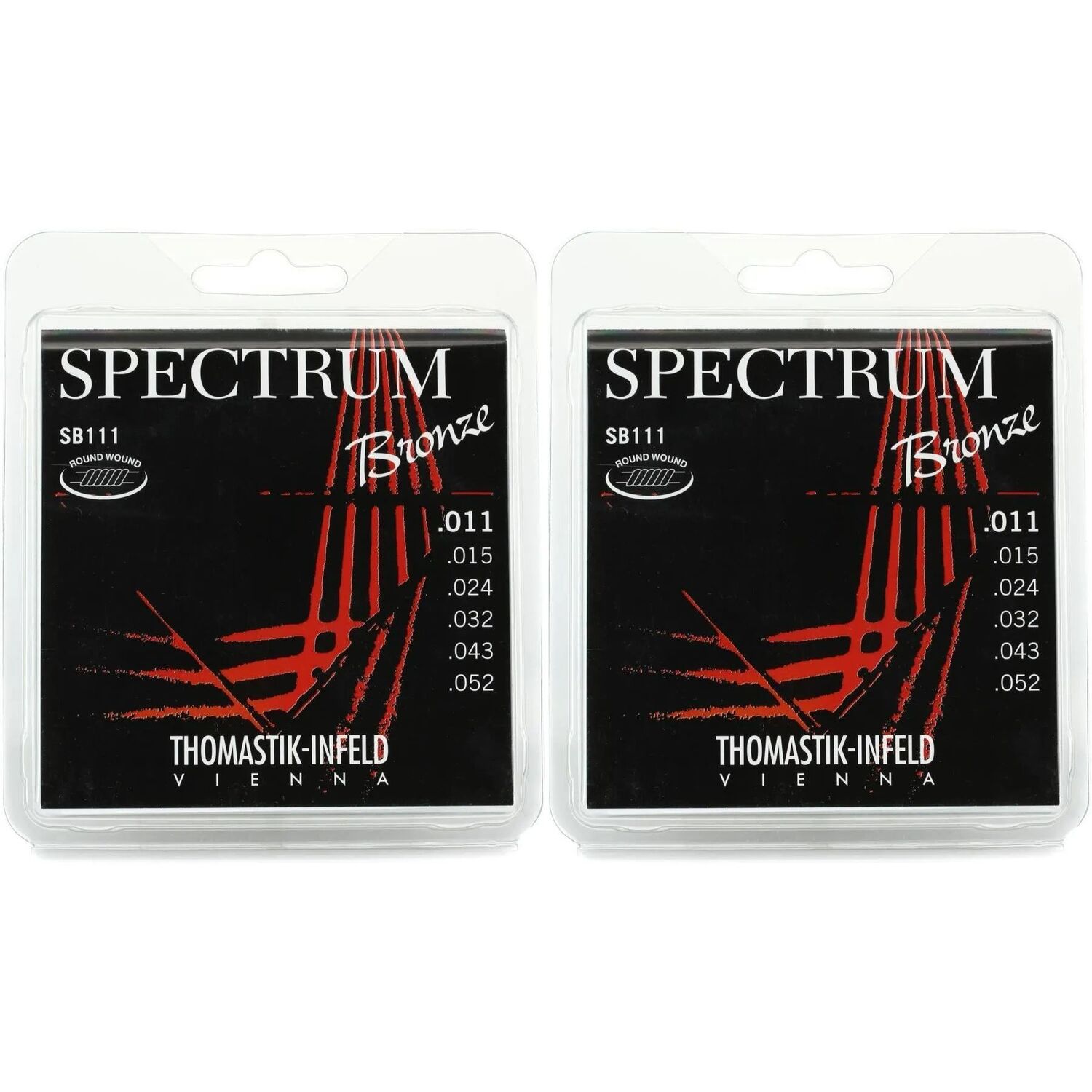 

Новые струны для акустической гитары Thomastik-Infeld SB111 Spectrum Bronze — .011-.052 Light (2 шт.)