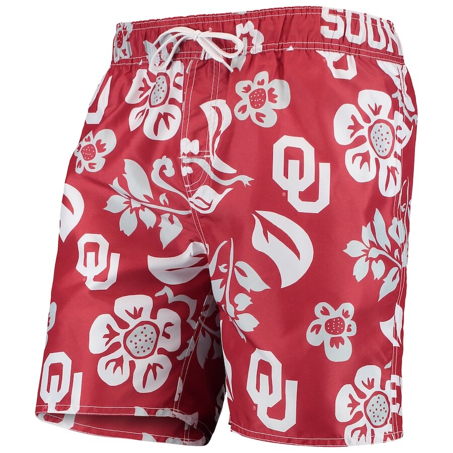 

Пляжные шорты Wes & Willy Oklahoma Sooners, малиновый