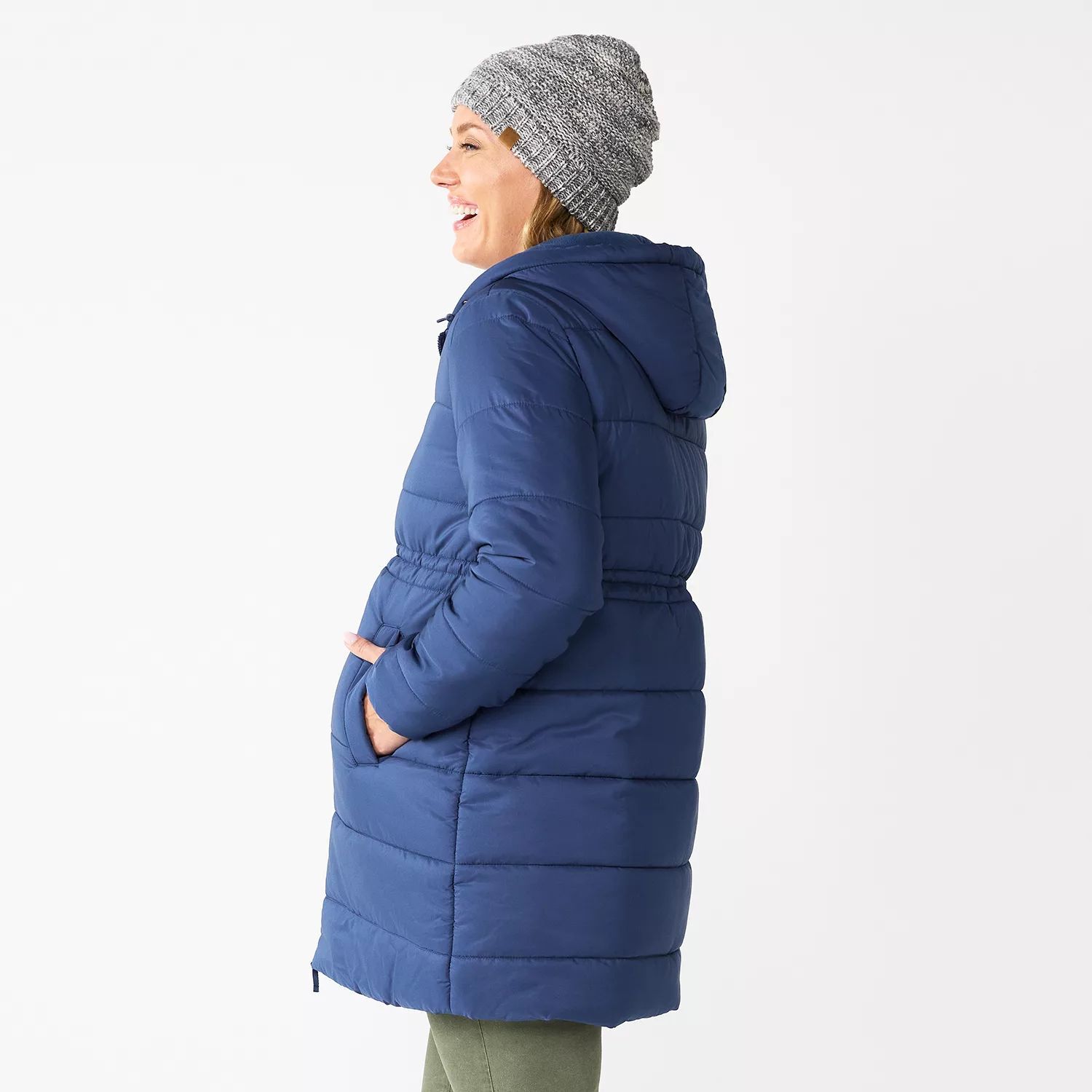 

Пуховик для беременных Sonoma Goods For Life с поясом на талии Sonoma Goods For Life, черный