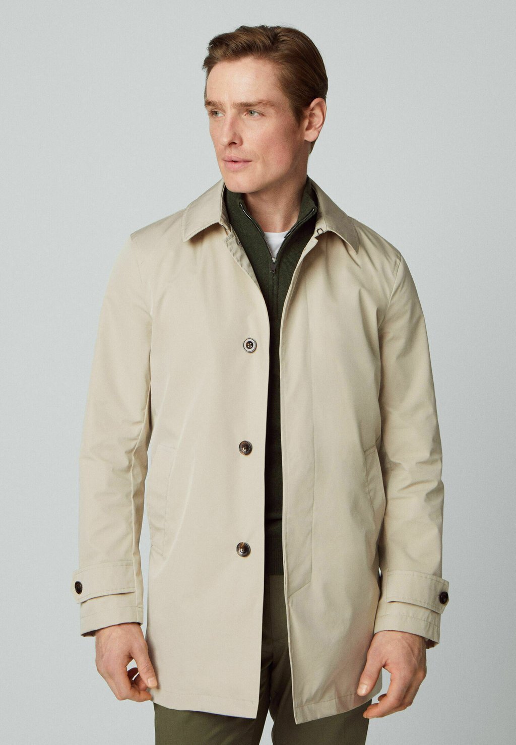 

Полупальто City Hackett London, цвет tan brown