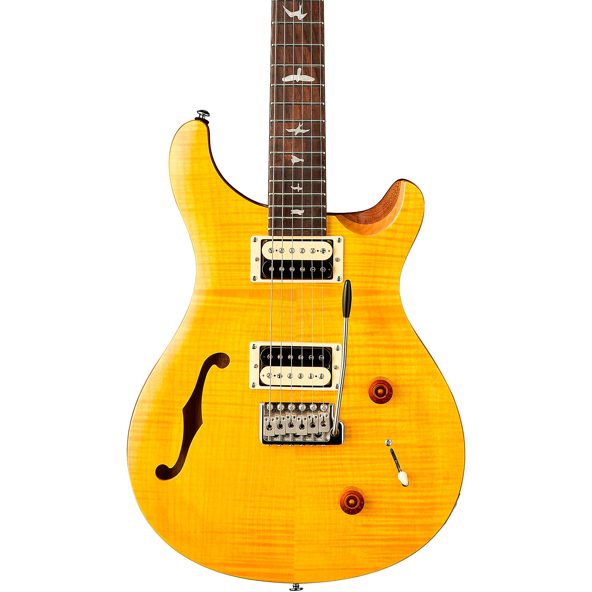 цена PRS SE Custom 22 Полуполая электрогитара Santana Yellow