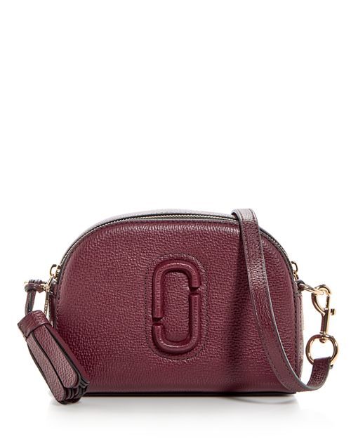 

Кожаная сумка через плечо Shutter MARC JACOBS, цвет Purple