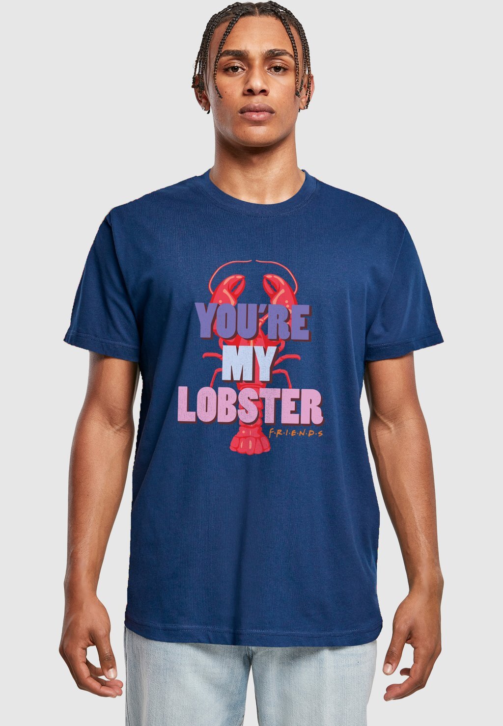 

Футболка с принтом Friends My Lobster ABSOLUTE CULT, цвет light navy