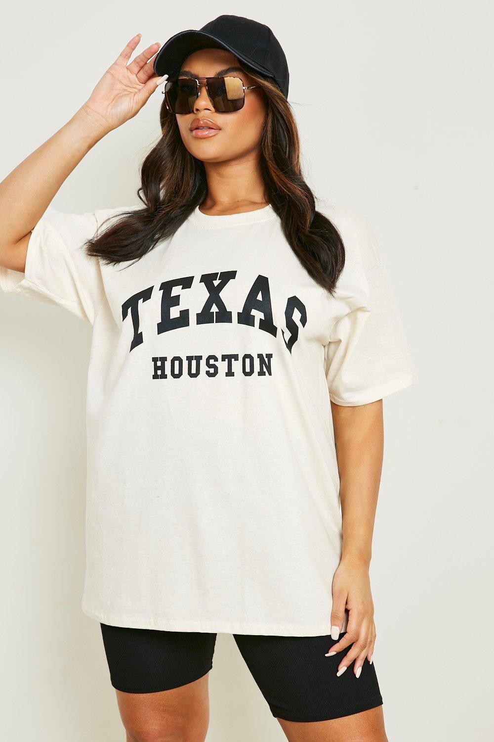 

Футболка plus neon texas overdye Boohoo, кремовый, Бежевый