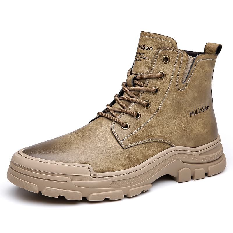 

Мужские ботинки Cahhrrn X Martin Boot Men Beige Mulinsen