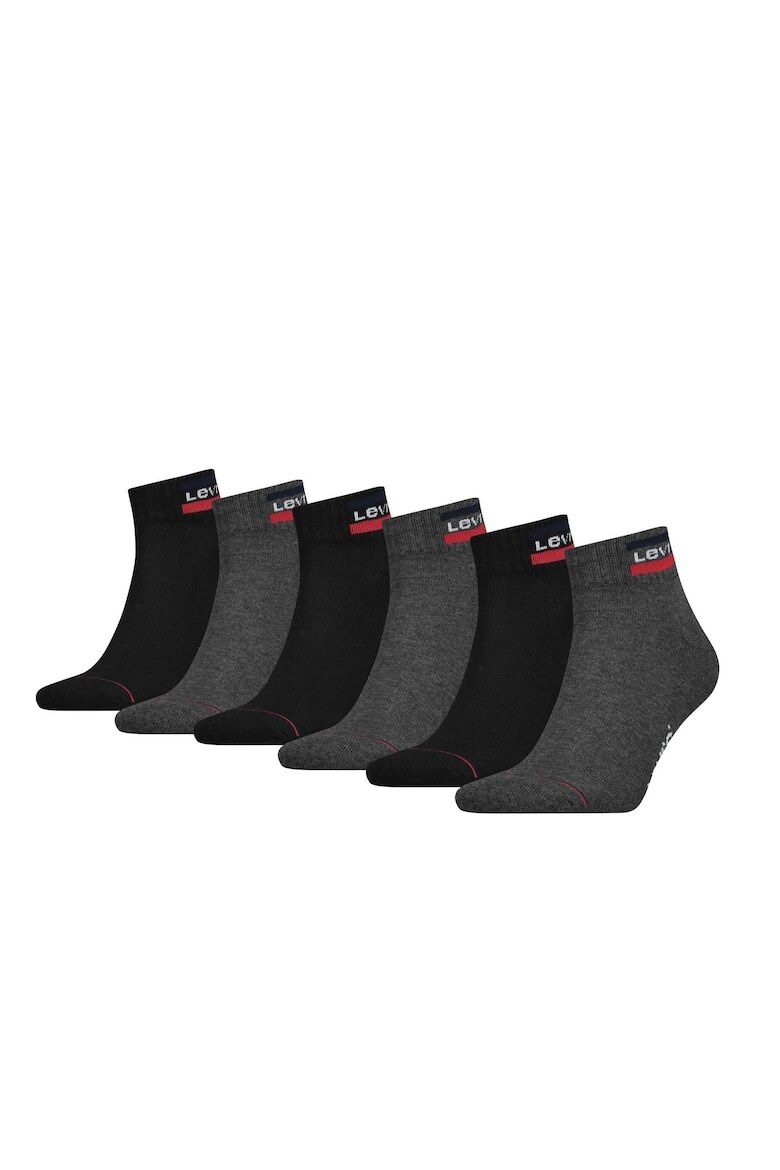 Короткие носки , 6 пар Levi'S, черный