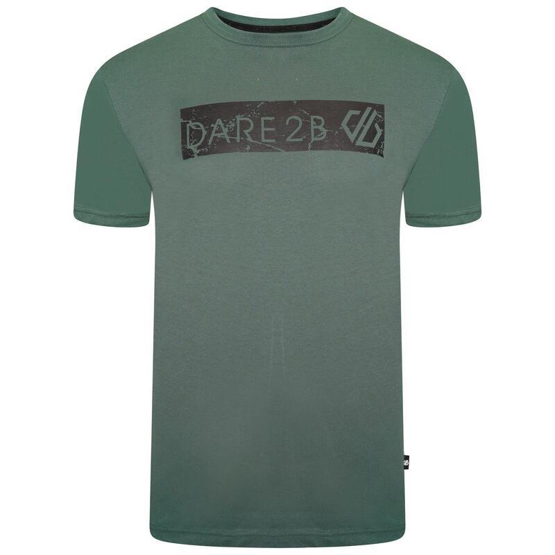 

Дисперсная прямоугольная футболка мужская Fern Green DARE 2B, цвет verde