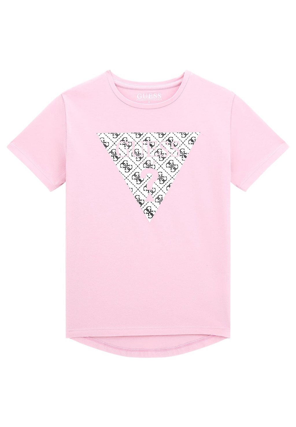 

Футболка с принтом Junior High Low Guess, цвет rose