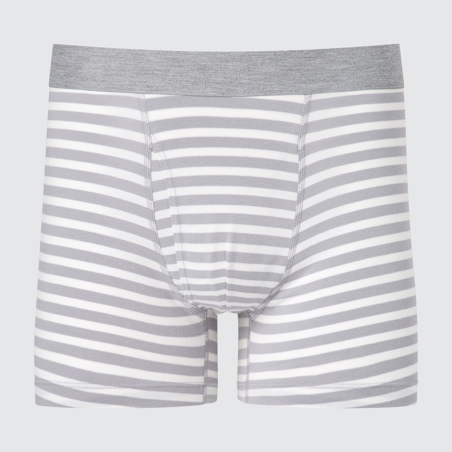 

Трусы-боксеры UNIQLO хлопковые с каймой, серый