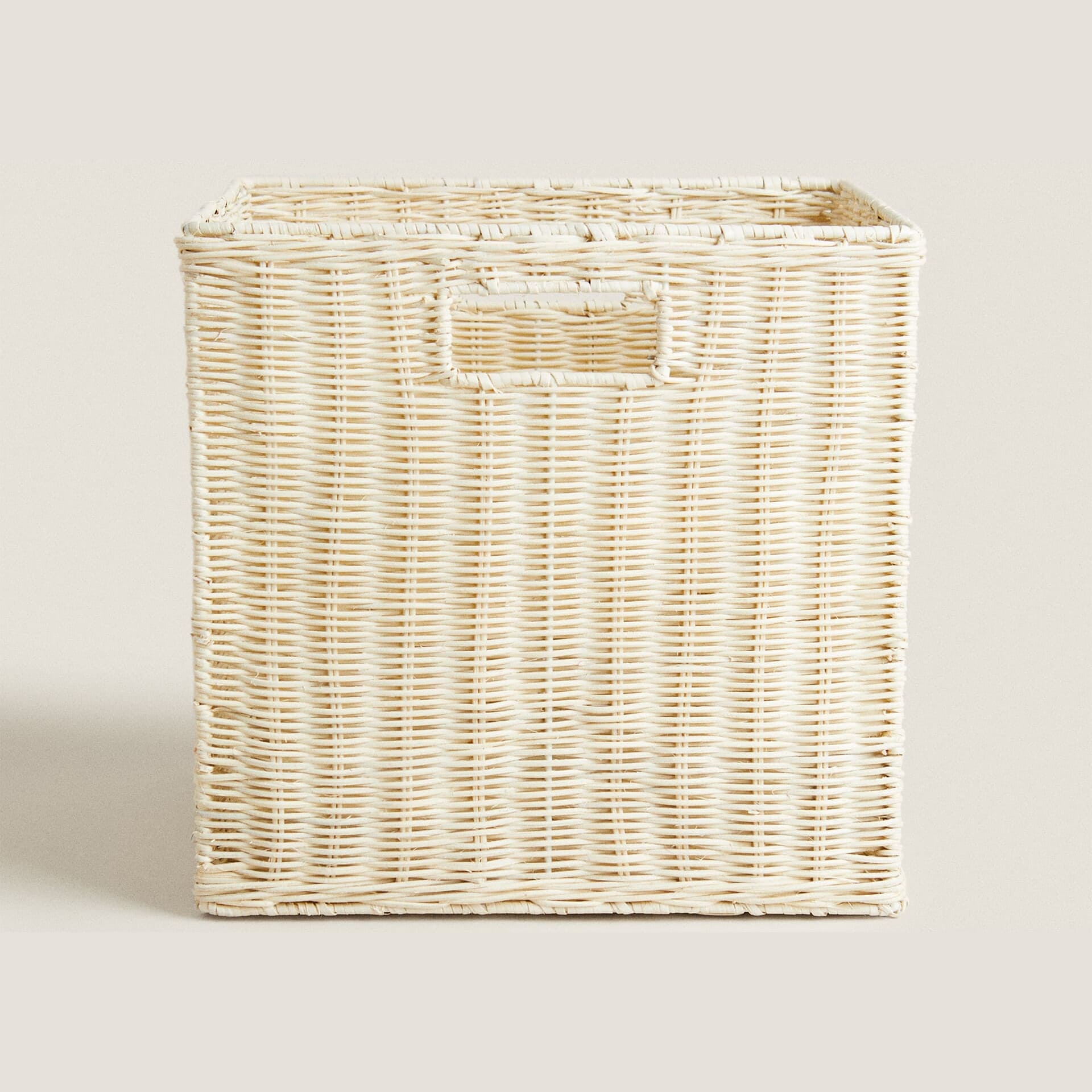 Корзина для детских вещей Zara Home Square Rattan, натуральный корзина плетеная для хранения multia единый размер бежевый