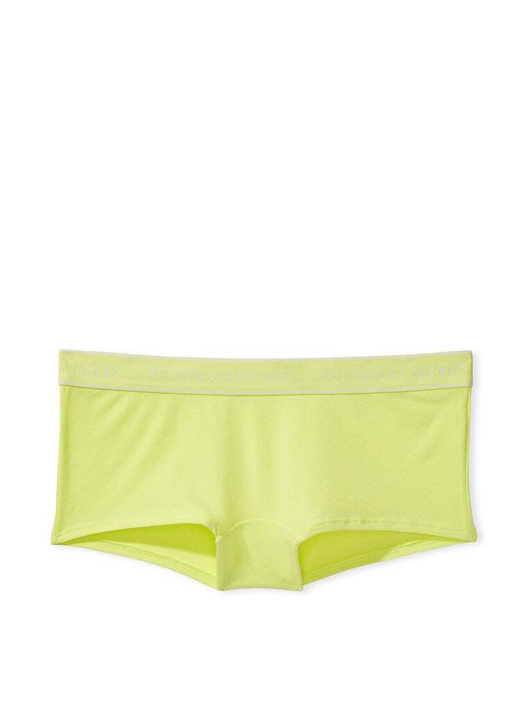 

Трусы Victoria's Secret Logo Cotton Boyshort, желтый