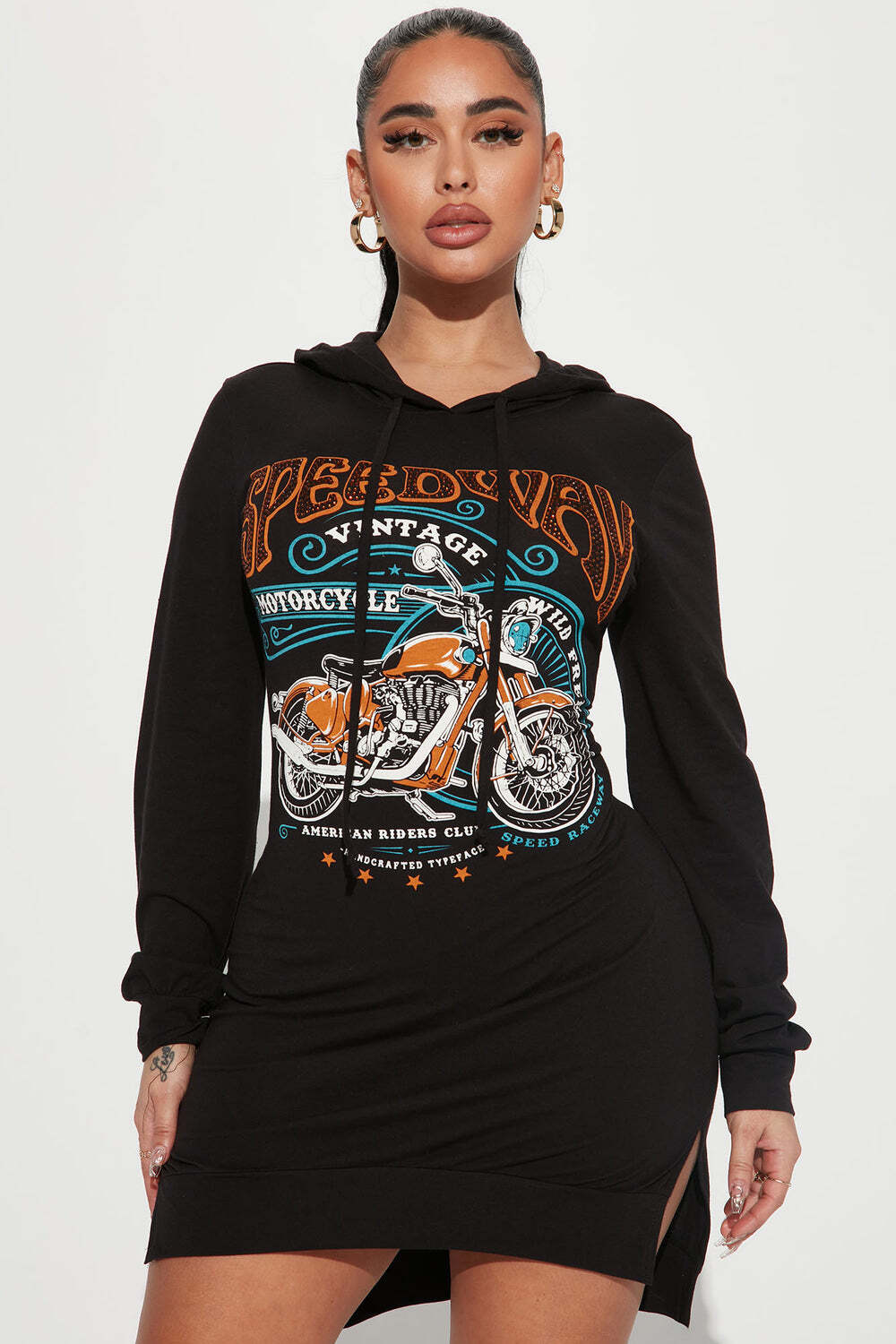 

Мини платье Fashion Nova SB8545, черный