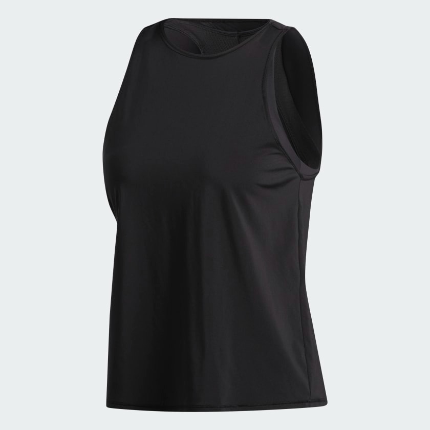 

Топ Adidas Training Double-Up Tank, черный