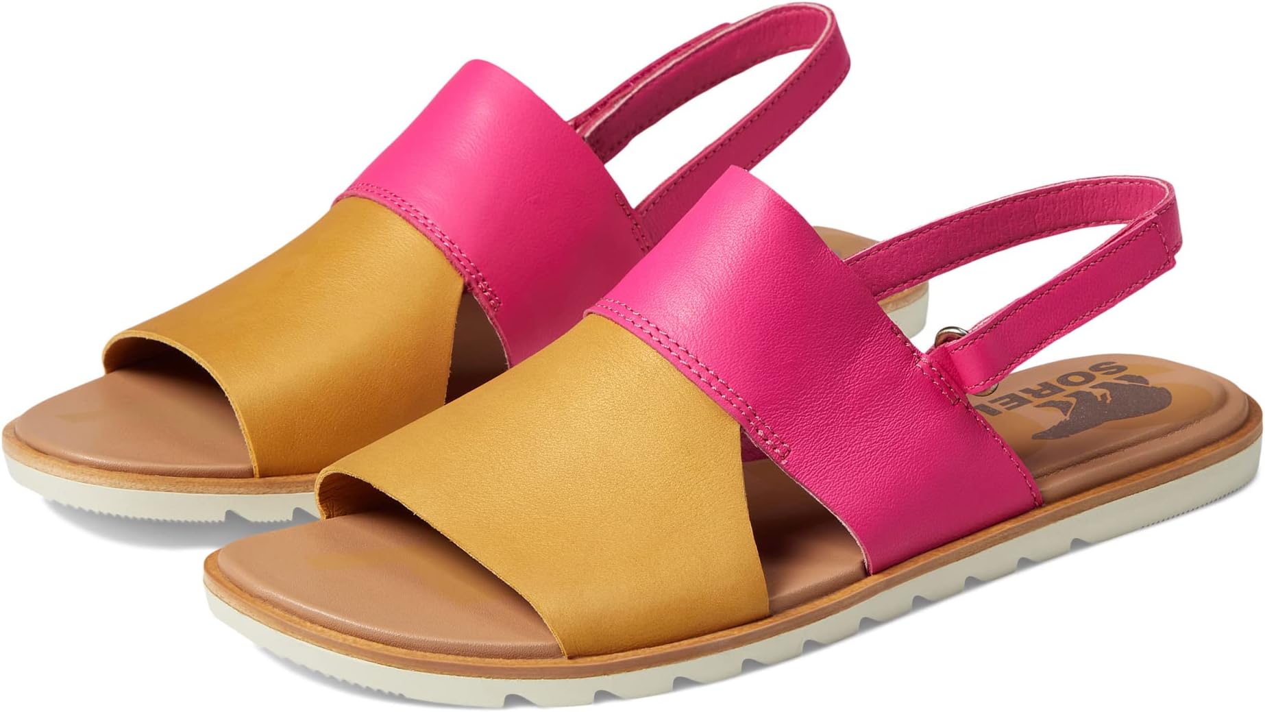 

Сандалии на плоской подошве Ella II Slingback SOREL, цвет Pilsner/Fuchsia Fizz