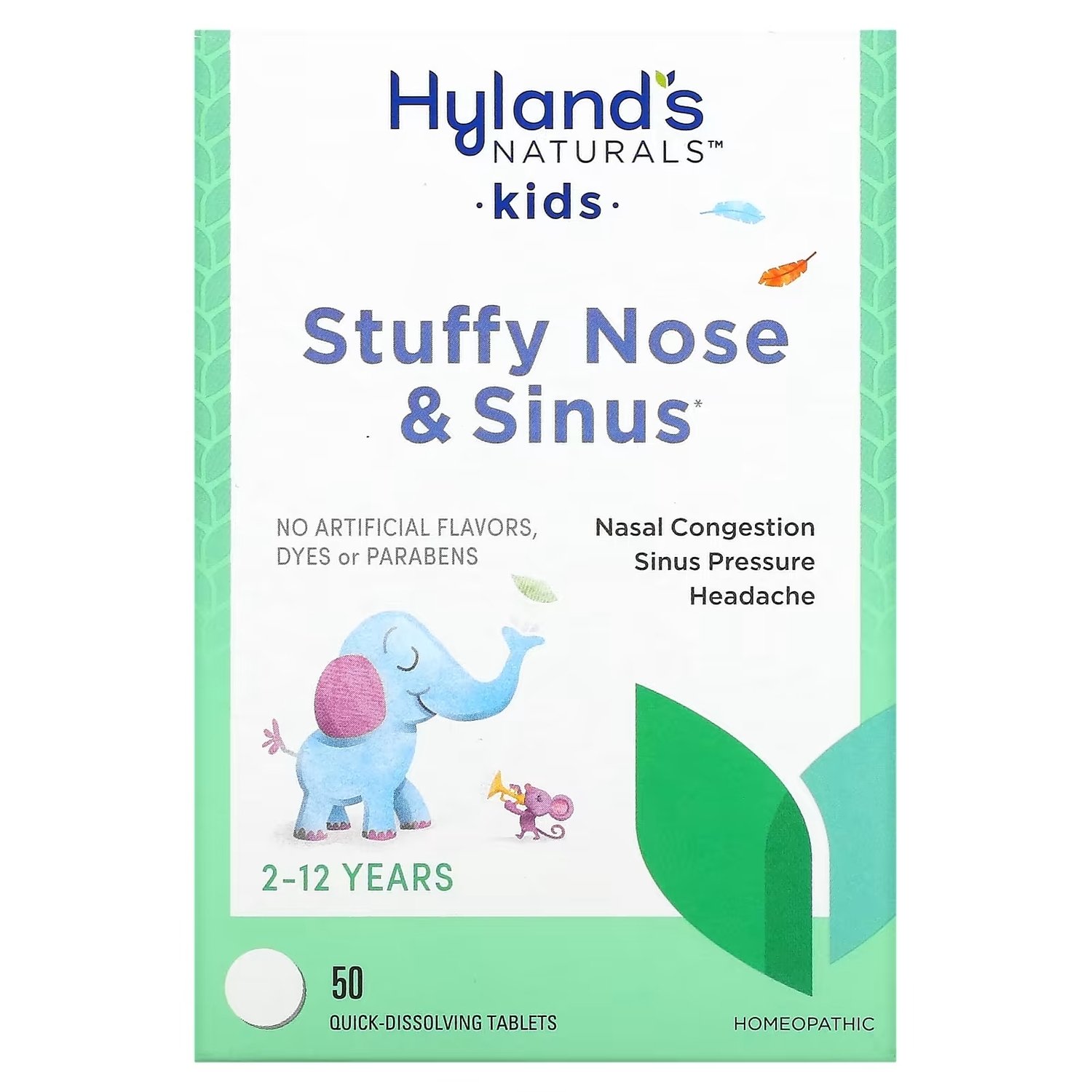 Таблетки для Детей при Заложенности Носа и Носовых Пазух Hyland's, 50 ...