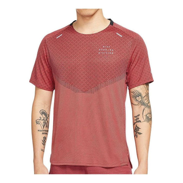 

Футболка Nike Alphabet Printing Breathable Round Neck Short Sleeve Light Red, Красный