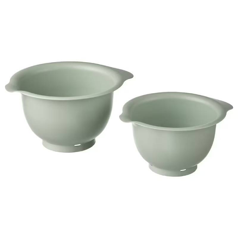 

Чаша для взбивания IKEA VISPAD Whisking Bowl 2шт, бледно-зеленый