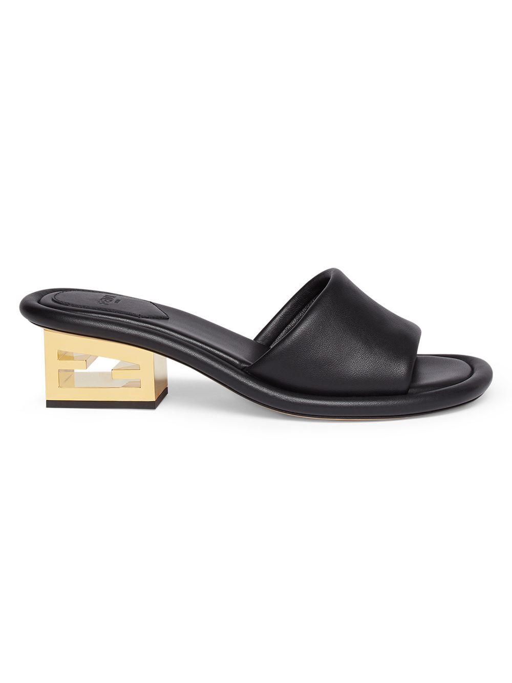 

Кожаные мюли Baguette 60 ММ Fendi, черный
