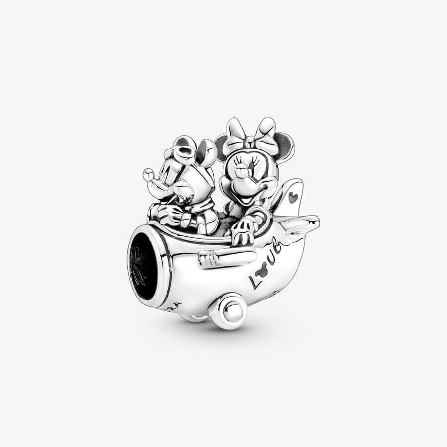 

Шарм Pandora x Disney Mickey Mouse & Minnie Mouse Airplane, серебро