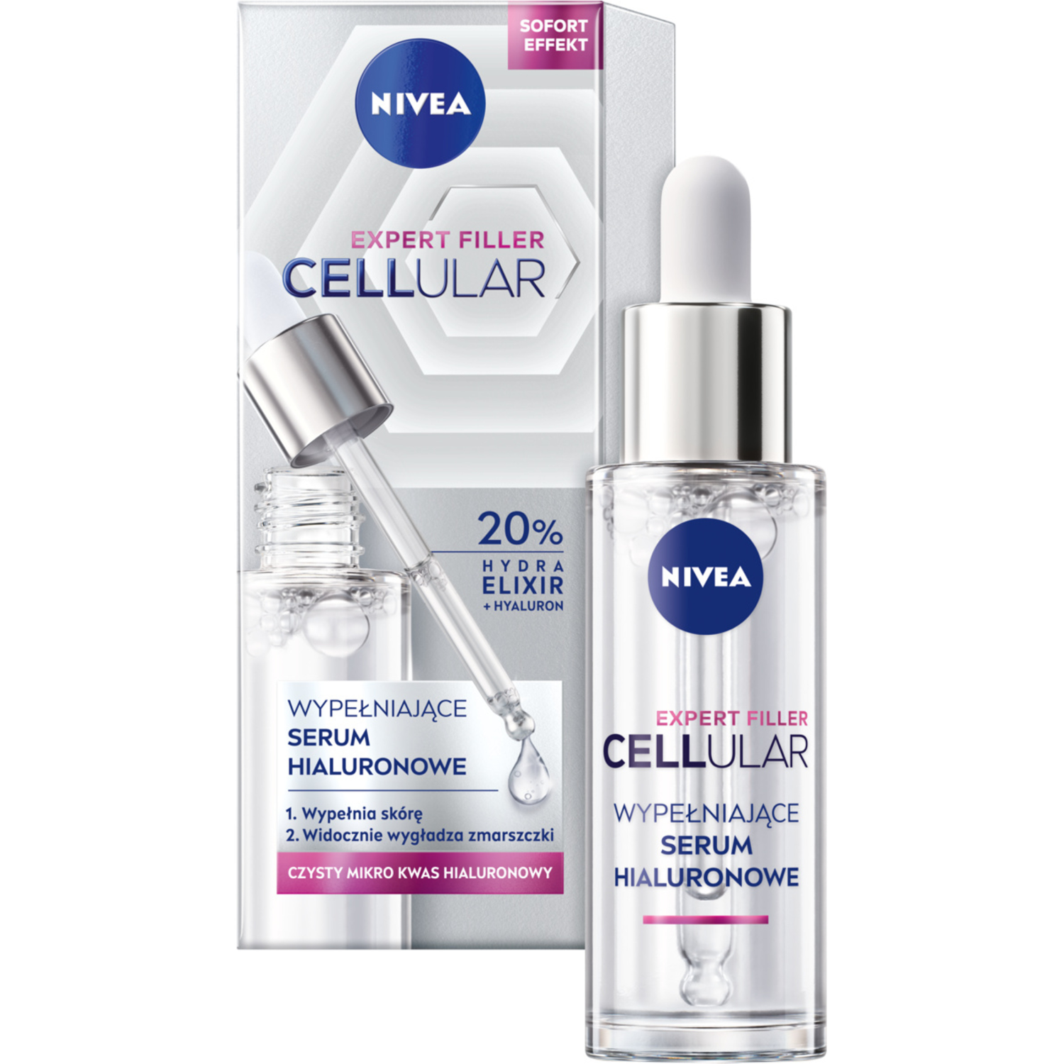 Nivea Cellular Expert Filler гиалуроновая сыворотка для лица, 30 мл - фото