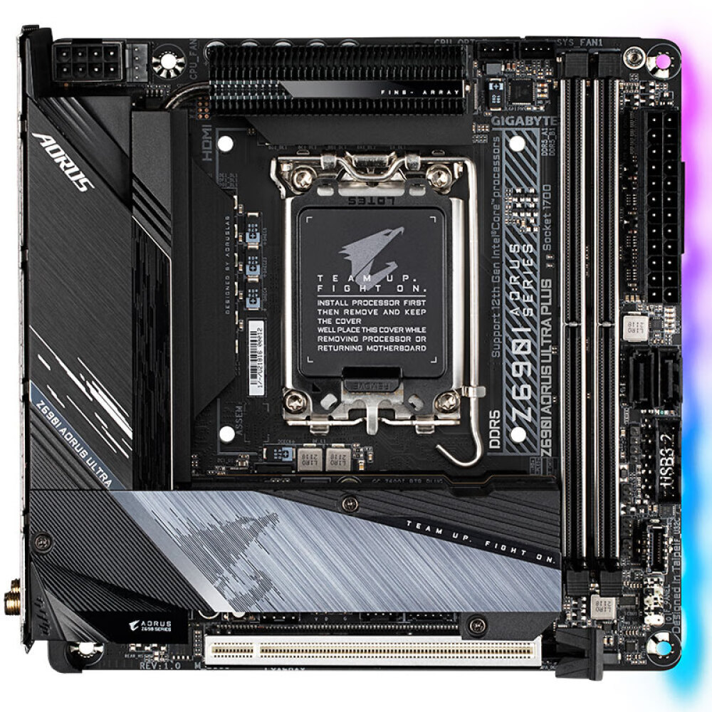 

Материнская плата Gigabyte Z690I AORUS ULTRA PLUS DDR5 WIFI