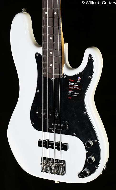 

Fender American Performer Precision Bass Палисандр Накладка на гриф Arctic White (056) Бас-гитара