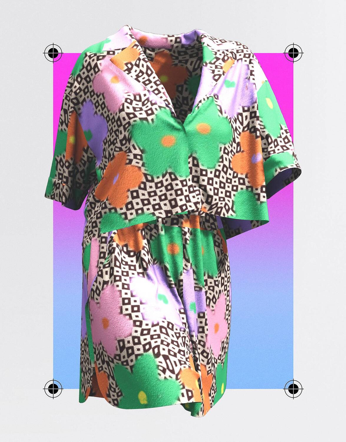 

Съемный комбинезон на кнопках с цветочным принтом ASOS DESIGN Circular Design 3 в 1