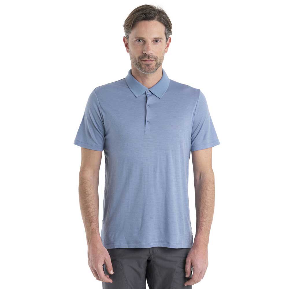 

Поло с коротким рукавом Icebreaker Tech Lite II Merino, синий