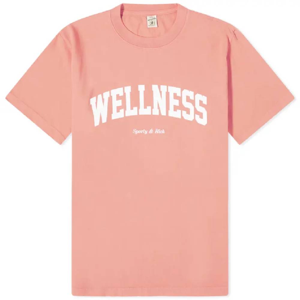 Футболка Sporty & Rich Wellness Ivy, розовый футболка sporty