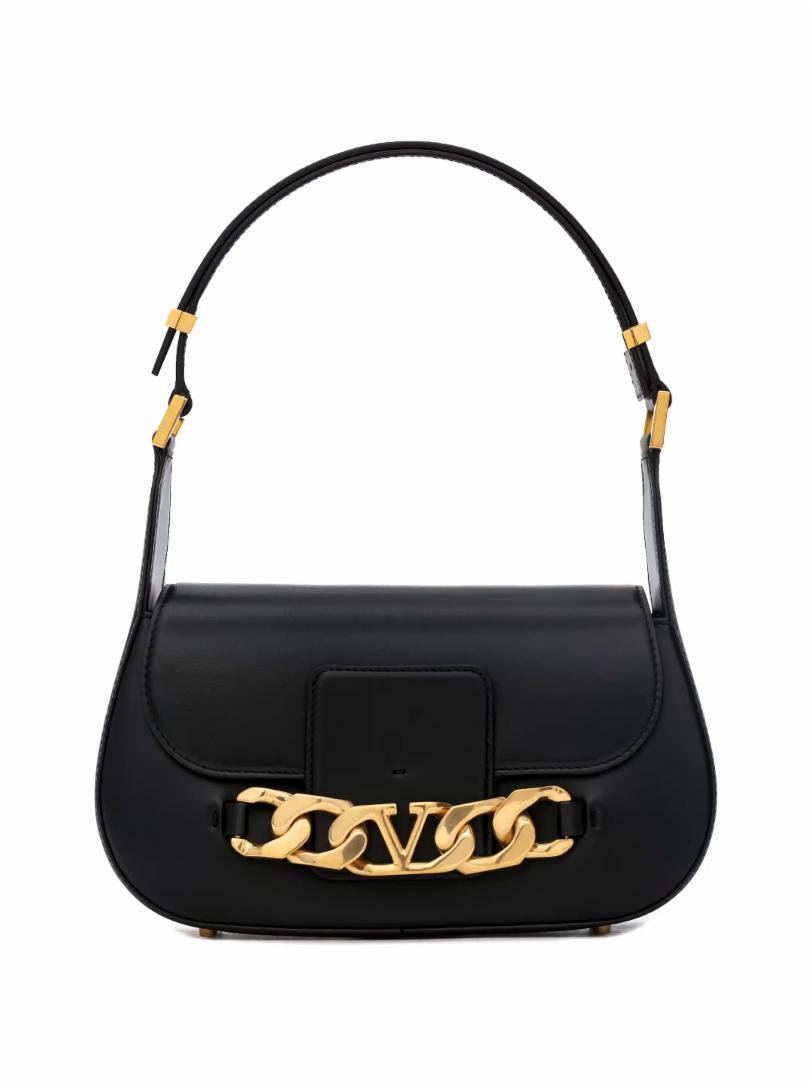

Кожаная сумка на плечо V-logo Valentino
