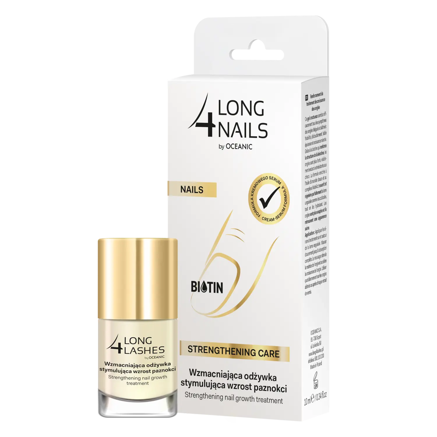 

Long 4 Nails Long Lashes укрепляющий кондиционер, стимулирующий рост ногтей, 10 мл