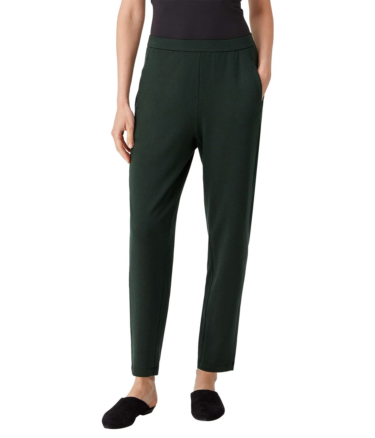 

Брюки Eileen Fisher, Slouch Ankle Pants in Tencel Organic Cotton Fleece