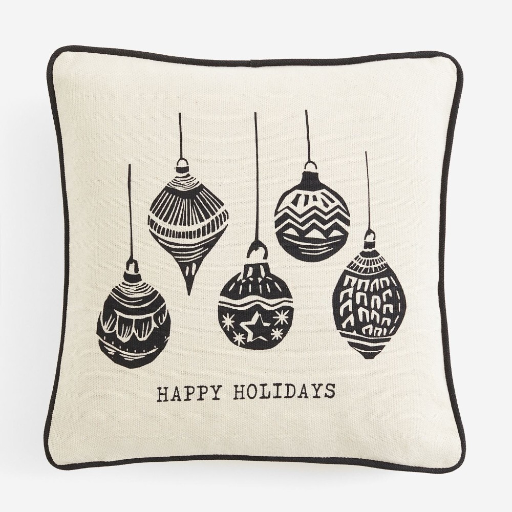 

Декоративная наволочка H&M Home Print-motif, белый