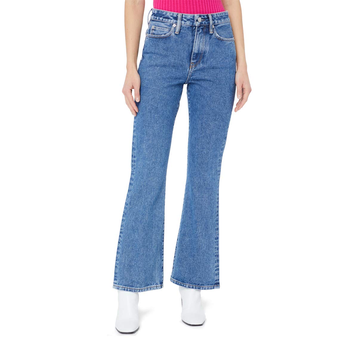 Джинсы Simon Miller, Bell Flared Jeans in Sandy Vintage Wash джинсы simon miller slim crop jeans in after dark