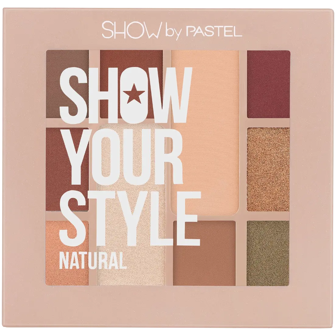 

Pastel Natural палетка теней для век, 17 г