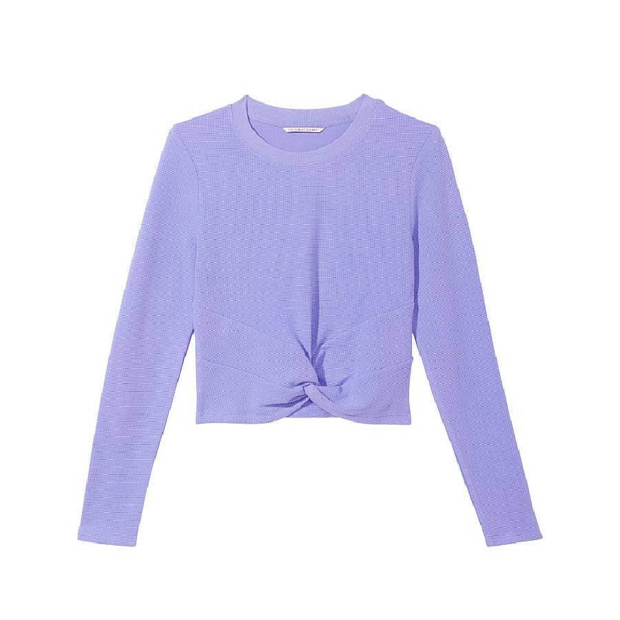 

Топ Victoria's Secret Double Waffle Knit, голубой