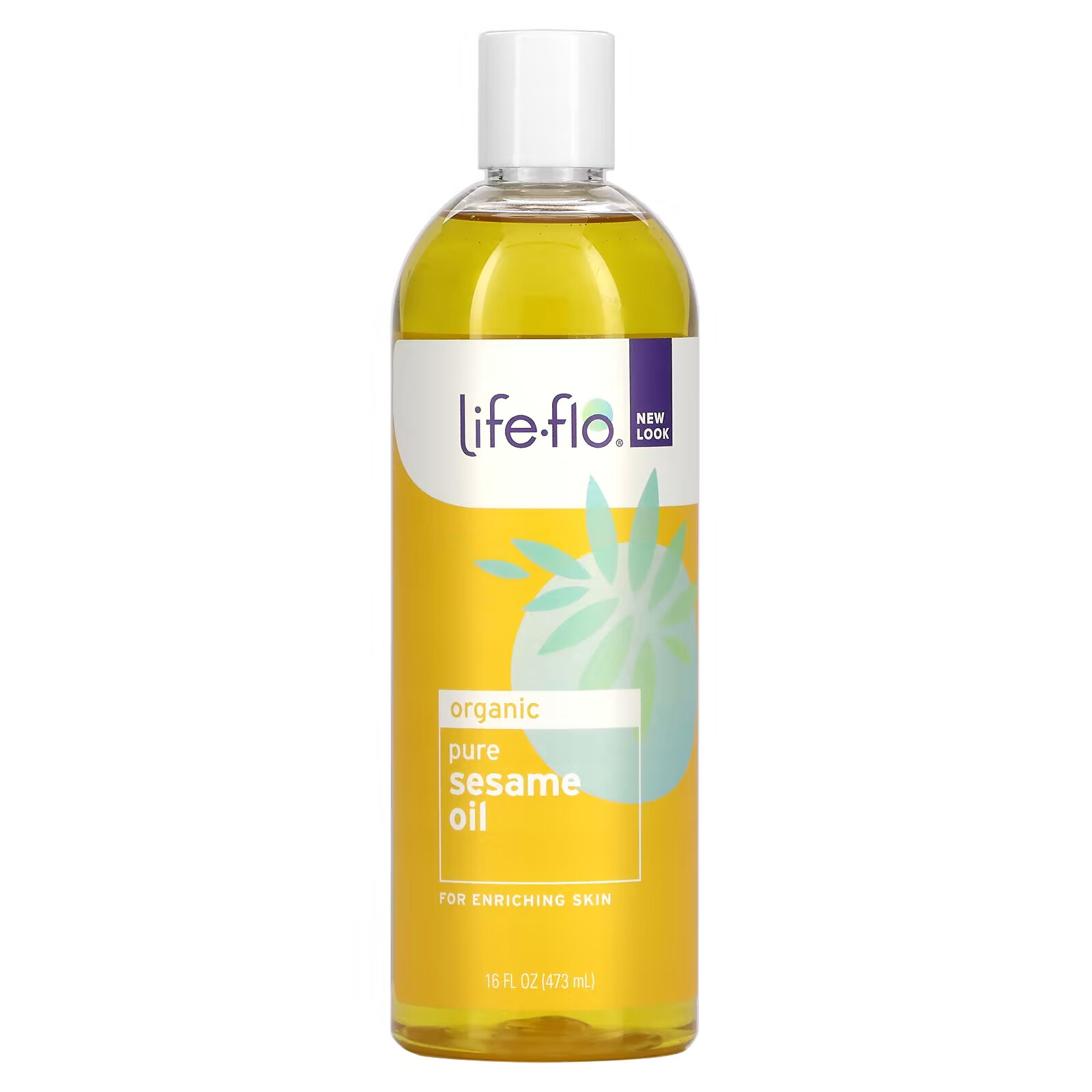 Чистое кунжутное масло для ухода за кожей Life-flo, 473 мл life flo чистое масло авокадо 473 мл 16 жидк унции
