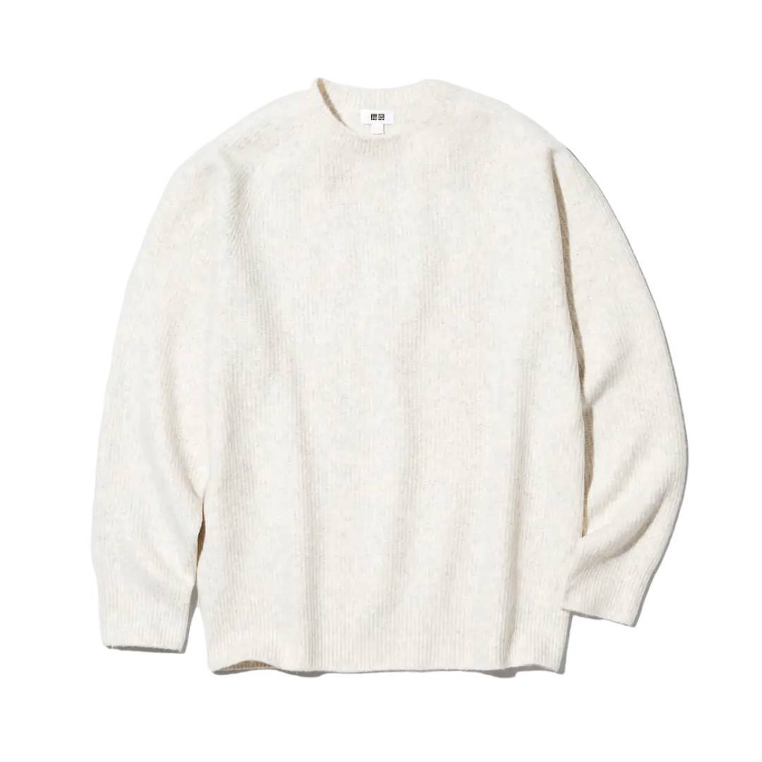 

Джемпер Uniqlo 3D Knit Seamless Souffle, кремовый