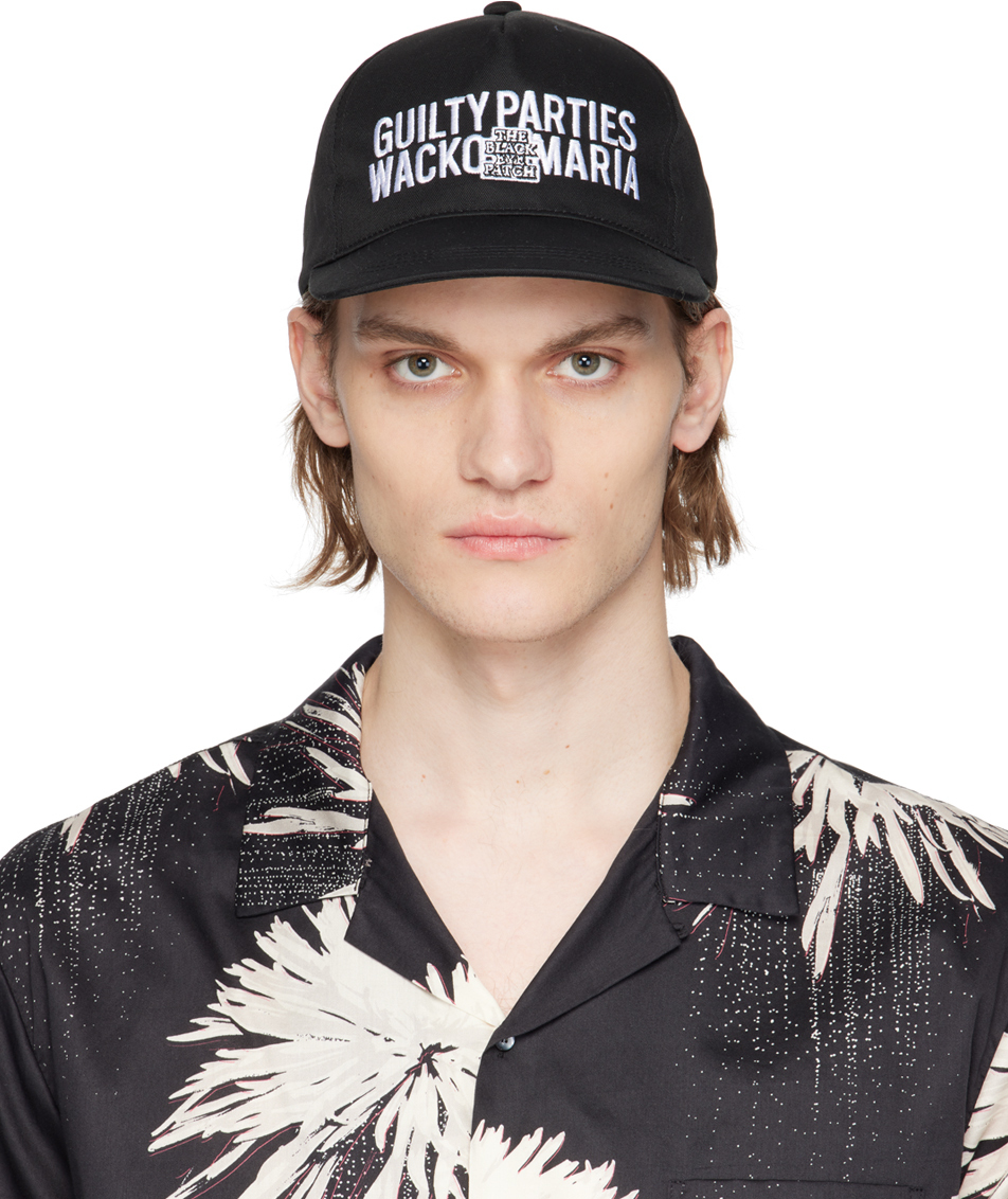 

Черная кепка с вышитым логотипом BlackEyePatch Edition WACKO MARIA