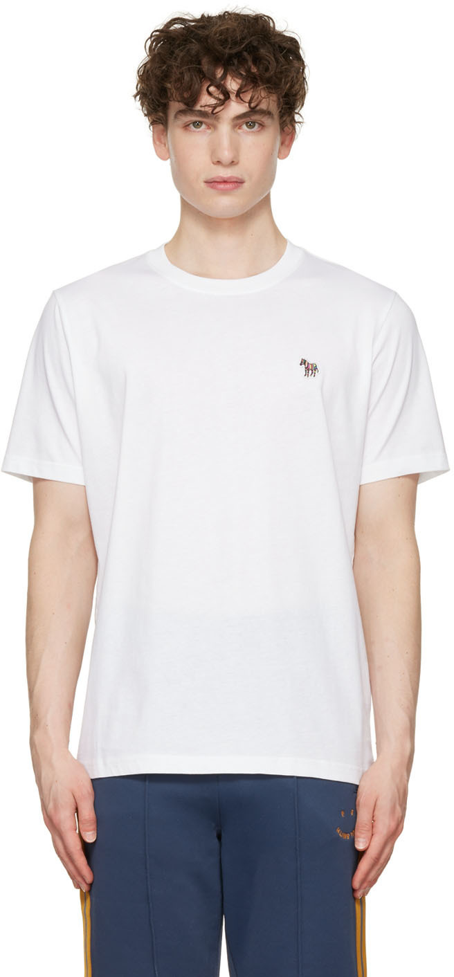 

Белая футболка с зеброй PS by Paul Smith