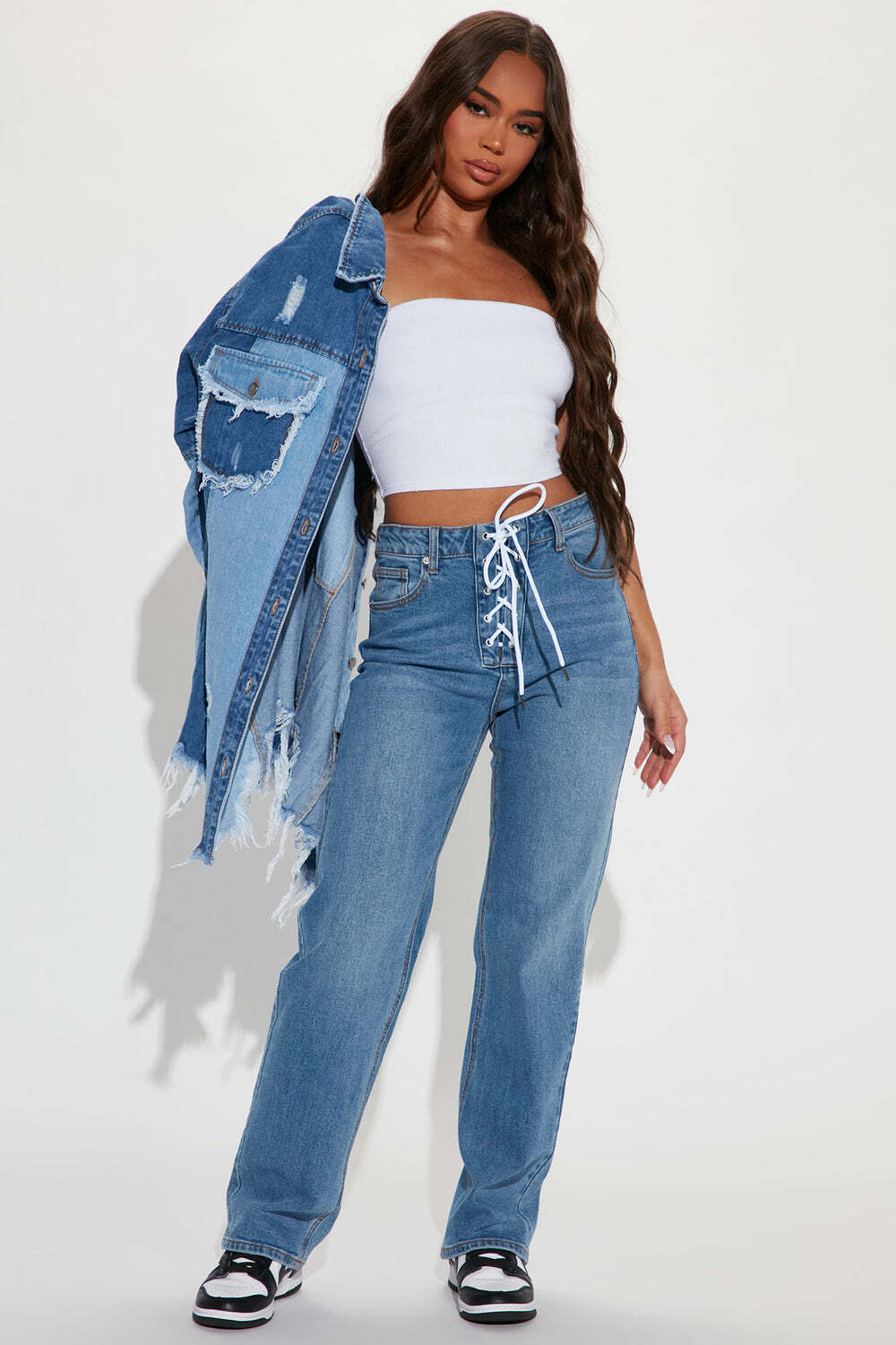 

Джинсы Fashion Nova DEN1241, синий