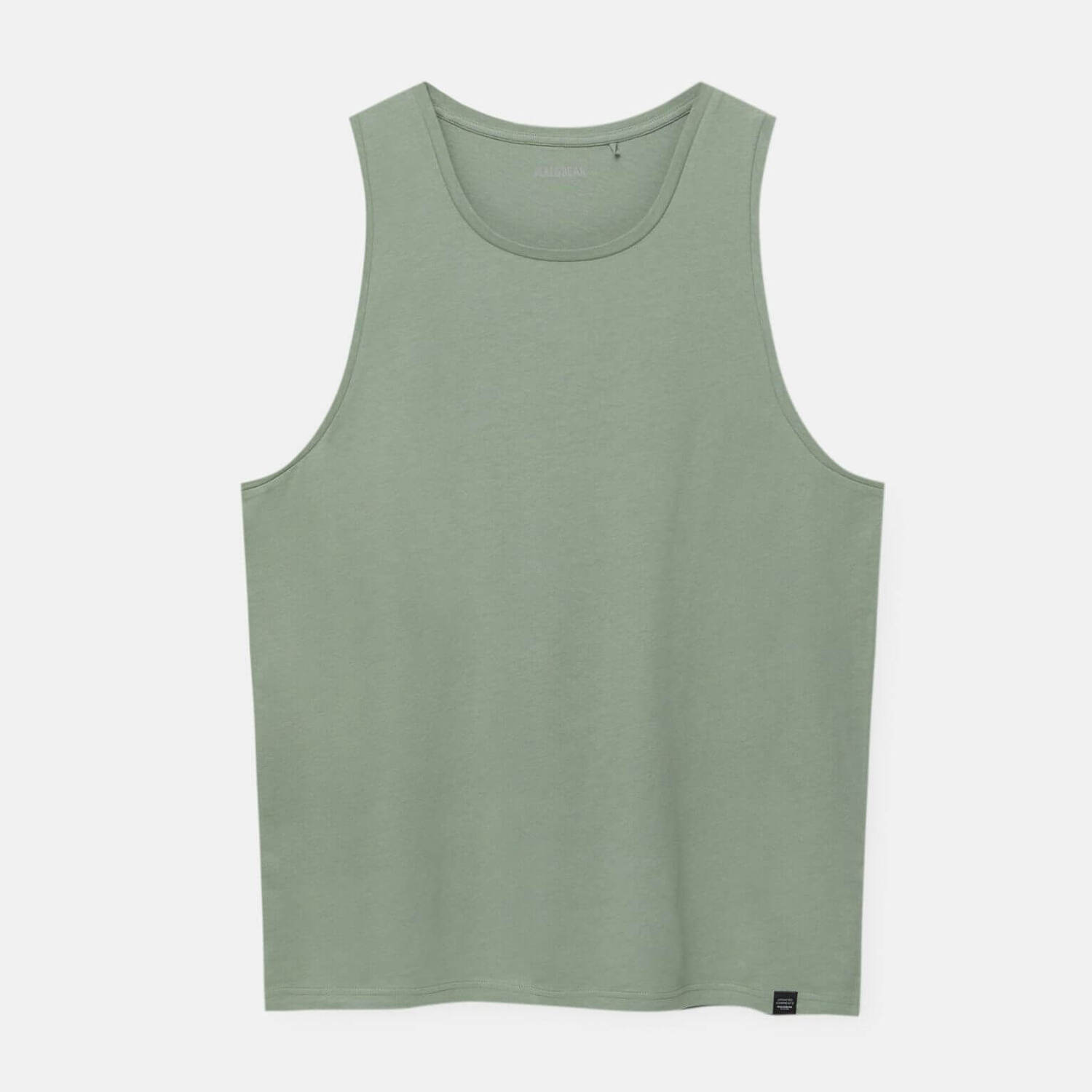 

Майка Pull&Bear Basic Tank, светло-зеленый