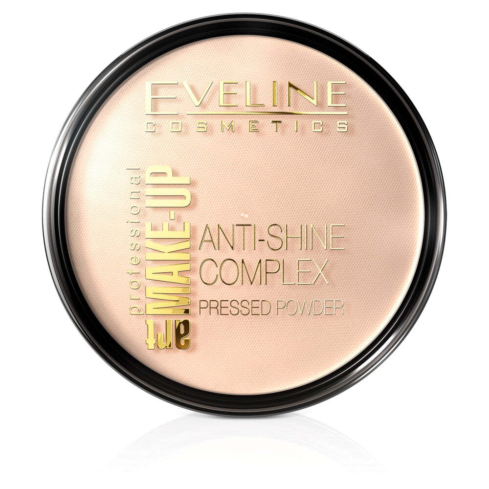 

Eveline Cosmetics Art Make-Up Anti-Shine Complex Pressed Powder Матирующая минеральная пудра с шелком 32 Натуральная 14г